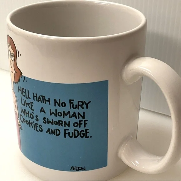 VINTAGE SHOEBOX GREETINGS Hallmark Mug “Hell Hath No Fury … 12 Ounce Grumpy HAH! - Picture 3 of 8